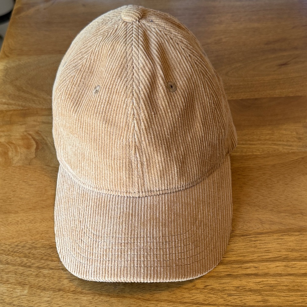 Corduroy Baseball Cap - Tan